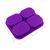 Silicone mould for casting creative clay with angels 4pcs
