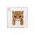 Diamond painting sticker kitten