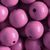 Czech wooden beads round 16mm pink No.112