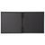 Scrapbookový kroužkový blok na šířku 24 listů 22x22cm v černé barvě 300g/m²
