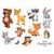 Diamond painting sticker set forest animals