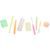 Rico design set of wax pens for painting on candles 6 pcs neon colors