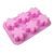 Silicone mould for casting creative clays in the shape of 6 different snowflakes
