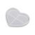 Silicone mould for creative clays heart 100x80x10mm