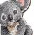 Diamantové malování postava koala