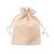 Drawstring gift bag 18x13cm beige