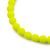 Mărgele presate Estrela NEON 10mm galbene