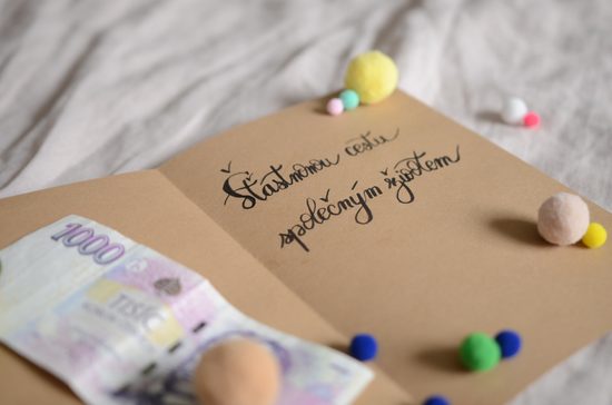 Návod na výrobu přání s balonky ke svatbě