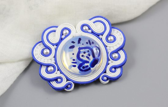 Návod na výrobu sutaškové folklórní brože