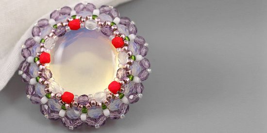 Návod na výrobu svatební boho brože