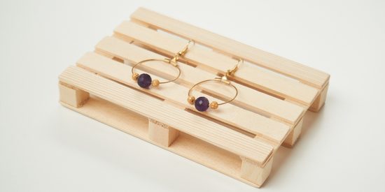 Návod na výrobu boho náušnic s broušenými minerály 5