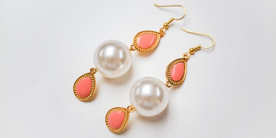 OmegaCast náušnice s perlami