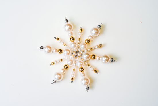 Návod na výrobu perlové vánoční hvězdy