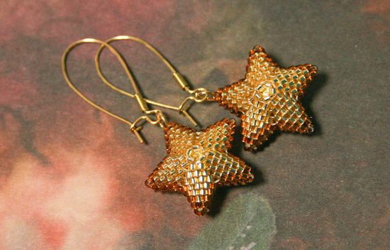 Návod na výrobu hvězdných náušnic