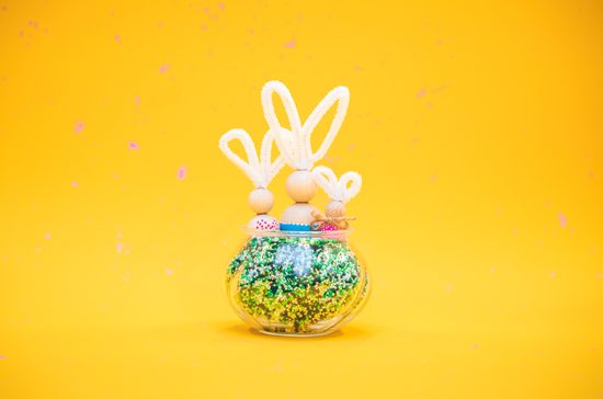 Návod na výrobu zaječí rodinky z dřevěných korálků