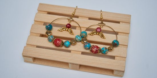 Návod na výrobu náušnic bohyně Isis