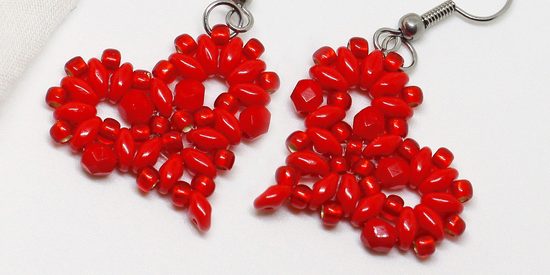 Návod na výrobu zamilovaných náušnic