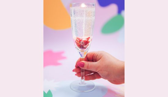 Návod na výrobu svíčky ve sklence na šampaňské