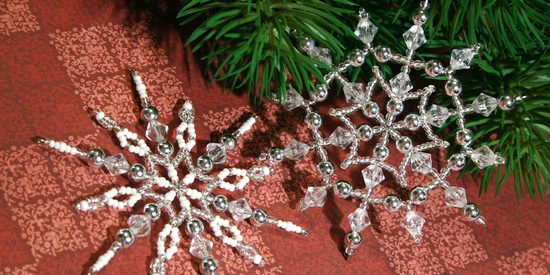 Návod na výrobu vločky plné lesku