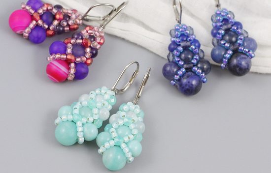 Návod na výrobu náušnic Sephera s minerály