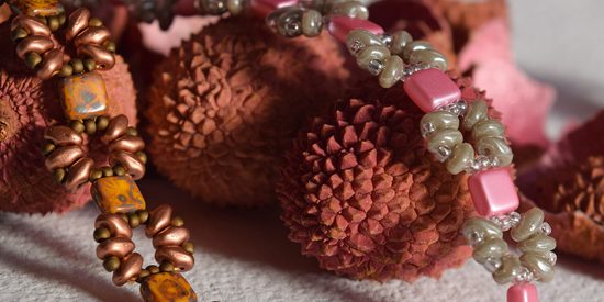 Návod na výrobu náramku Matubo Liči