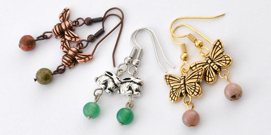 Náušnice se zvířátky Tierracast