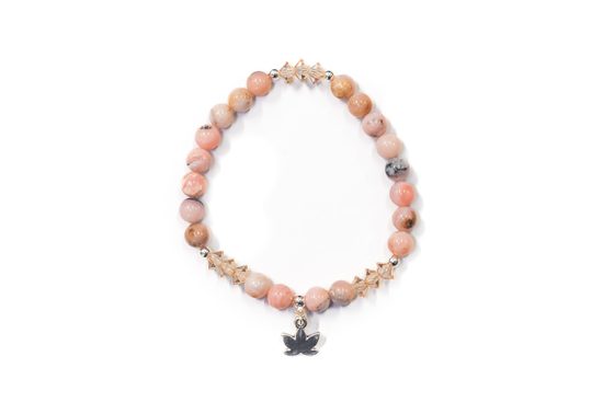 Návod na výrobu náramku z růžového opálu