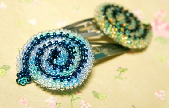 Návod na výrobu stočené sponky do vlasů