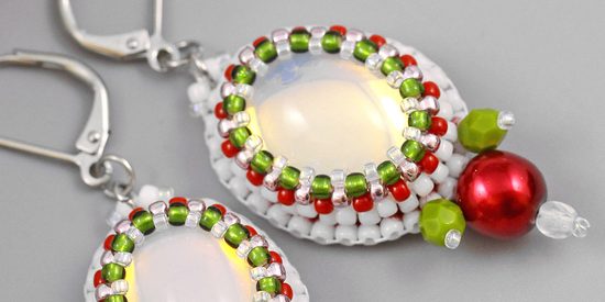 Návod na výrobu náušnic na boho svatbu