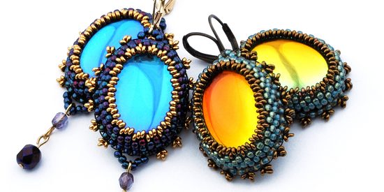 Návod na výrobu náušnic s kabošony