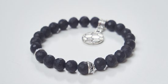 Návod na výrobu pánského náramku z broušených minerálů 4