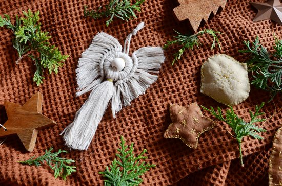 Návod na výrobu macramé anděla