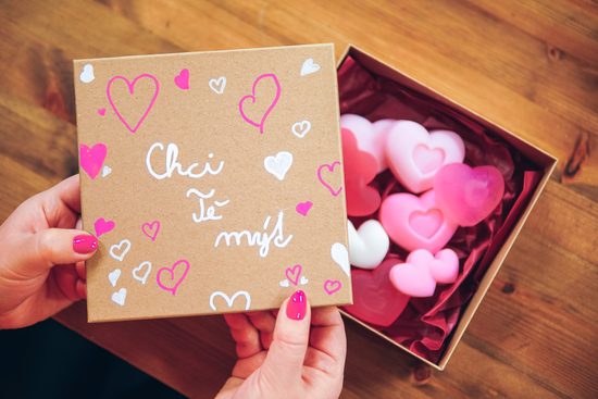 Návod na výrobu srdíčkové mýdlové bonboniéry