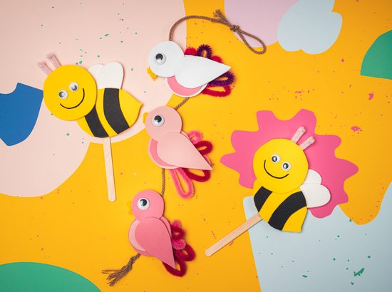 Návod na výrobu závěsu s ptáčky z Moosgummi