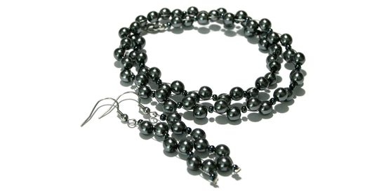 Návod na výrobu sady ze splétaných perliček