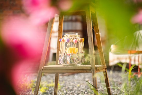 Návod na výrobu lucerny se střapci a bambulkami