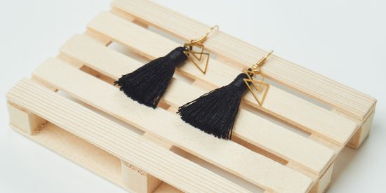 Návod na výrobu boho náušnic 17