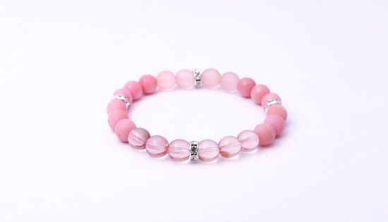 Růžový náramek
