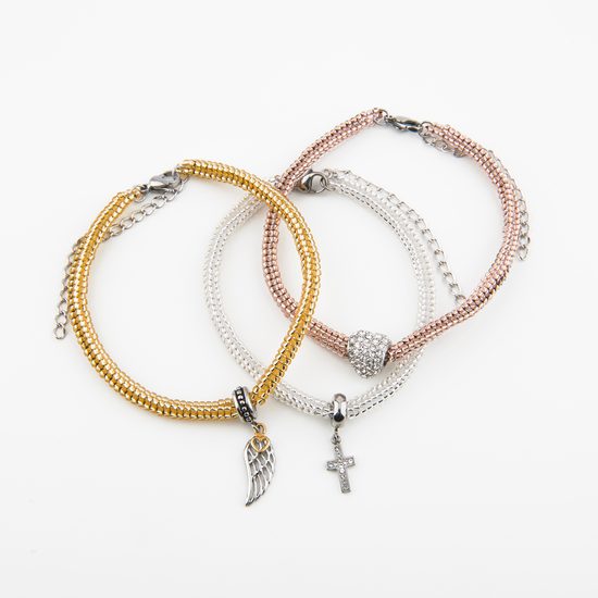 Návod na výrobu Herringbone velkodírkového náramku