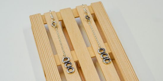 Návod na výrobu visacích TierraCast náušnic