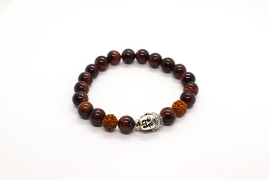 Návod na výrobu setu náramků s Tygřím okem a Rudrakshou a TierraCast