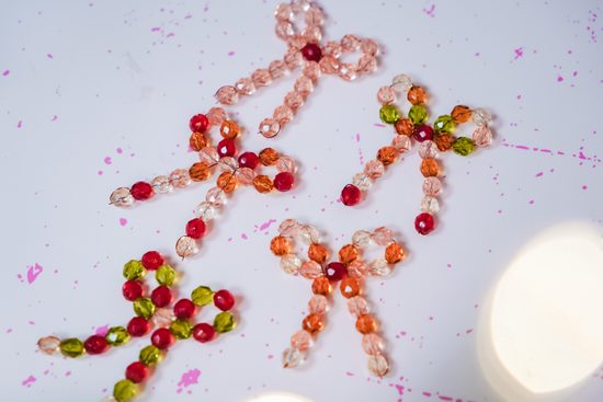 Mašlička z korálků