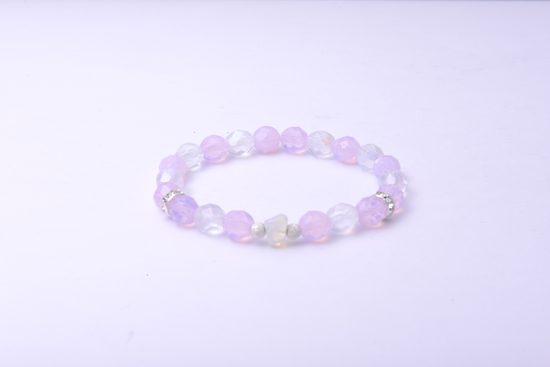 Růžový náramek se zlomkem