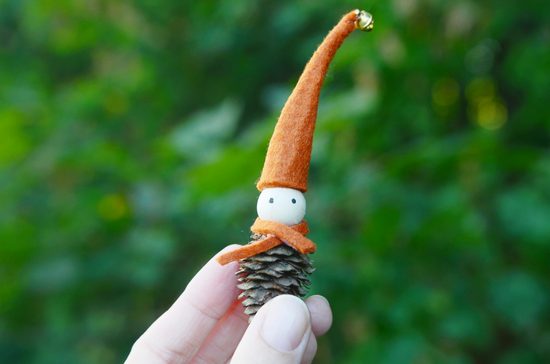 Návod na výrobu podzimních skřítů Modřínků
