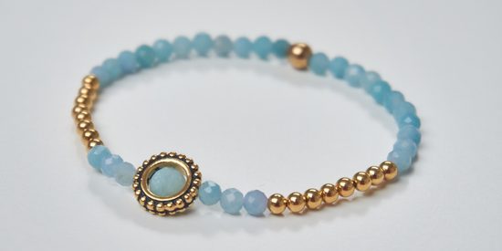 Návod na výrobu elegantního náramku s broušenými minerály 3