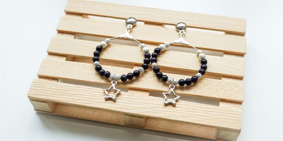 Návod na výrobu náušnic z hvězd