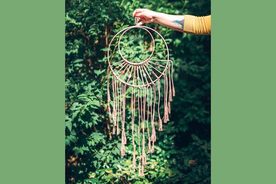 Čakrový macramé lapač