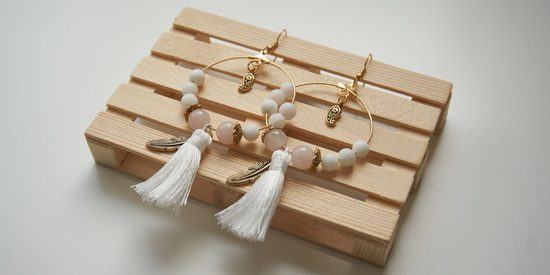 Návod na výrobu náušnic bohyně Saraswati