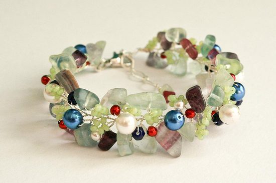 Návod na výrobu svatebního drátkovaného náramku