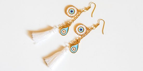 Návod na výrobu náušnic s boho okem OmegaCast